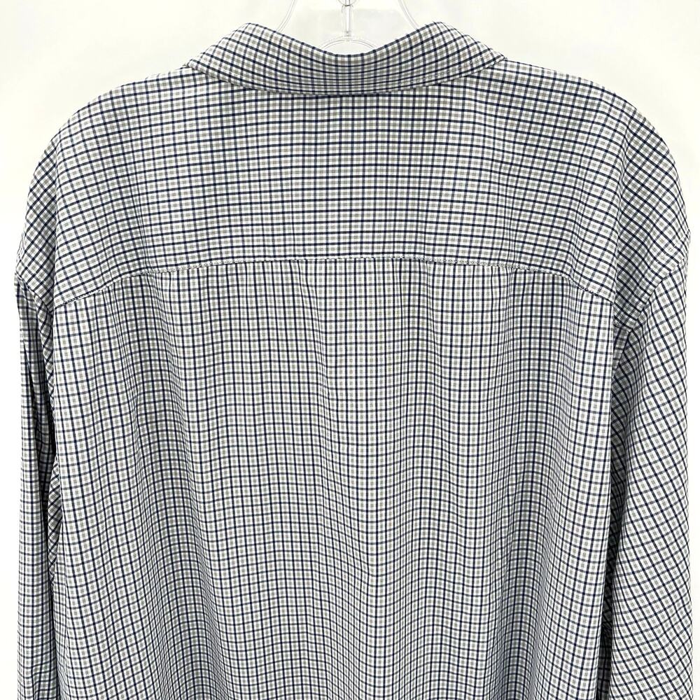 Untuckit Performance Men’s Button Front Plaid Shi… - image 2